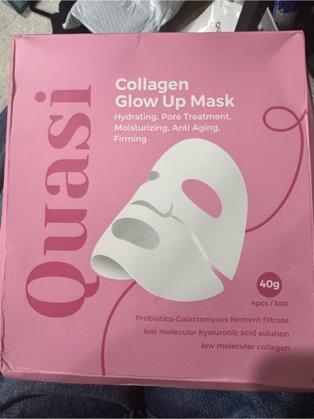 Collagen Glow Up Mask — Hydrating Pink Sheet Mask